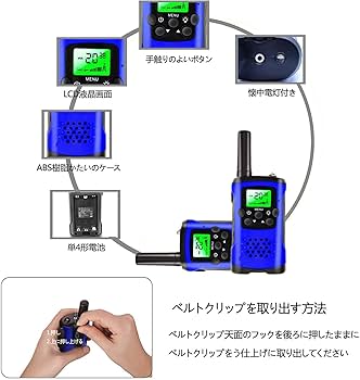 Amazon.co.jp: トランシーバー 2台セット wesTayin-T4801 特定小